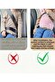 Rabbit Illustrated Velcro Abdominal Neck Supporter for Children Vehicle Car Safety Belt Sponge Pad Apparatus Belt - 2