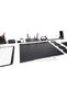 Pr611 Double Pen Black Color Leather Desk Set 11 Pieces - 3