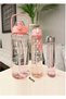 Set of 3 Transparent Motivational Water Bottles Water Bottle 2Lt 900ml 600ml Gym Water Bottle