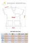 Murdum Cotton Lycra Unisex Bat Sleeve Nurse and Doctor Uniform Set Hospital Uniform - 5
