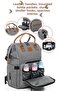 Stain Resistant Waterproof Thermal Compartment Baby Bag Mother Baby Care Backpack