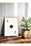Black Mug Ace One Piece Wooden Framed Painting - 2