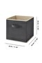 4-Piece Baby Room Closet Organizer - Laundry Toy Basket Organizer 30X30X30 cm - 7