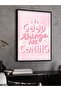 One Piece Black Wooden Framed Painting with Good Things Are Coming Written on a Pink Background - 3