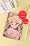 Moon Warrior Anime A5 Spiral Bound School Notebook 50 Sheets 100 Pages - Ruled