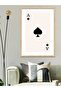 Black Mug Ace One Piece Wooden Framed Painting - 4