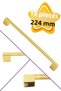 15 Pieces Marmara Handle 224 mm Gold Kitchen Handle Drawer Cabinet Door Handle Metal Furniture Cabinet Handle