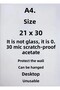 إطار صور مقاس 21×30 إطار دبلوم مقاس A4 باللون الأبيض - 4