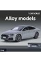 Audi A7 Diecast Model Car Grey Doors Trunk Hood Openable Audi Sport Collectible Car - 4