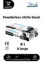 Nitrile Black Powder-Free Examination Gloves XL - 1 Pack of 100