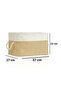 Large Size Jute under Cabinet Laundry Kids Room Toy Organizer Folding Storage Basket Organizer - 3