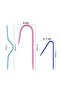 3Pcs Twisted Bowknot Holder Metal Knitting Needle J101-1144-1202-1342 - 2