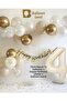 4 Year Old Foil 12 Balloon Banner 7-Piece Stand Elite Birthday Set