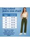 Brown Color Cut Mom Jeans (Lycra) - 4