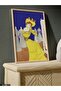 Dancer Woman One Piece Wooden Framed Painting - 3