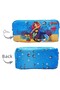 Pencil Case Little Mermaid Pencil Case Vegan Leather Two Compartment Pen Holder - Blue - 2