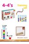 4-4' Educational Box Game Set (Montessori Trash Man-Fun Tubes, Sticks and Cords) - 3