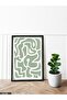 Green Figure One Piece Painting with Black Wooden Frame - 2