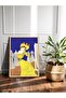 Dancer Woman One Piece Wooden Framed Painting - 2