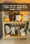 Natural Wood 2-Tier Bathroom Shelf, Countertop Organizer, Towel & Cosmetic Organizer Shelf - 3