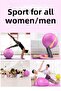 65 cm Pilates Ball and Pump Set |   Suitable for Height 155-170 cm Durable Anti-Slip Pink - 4
