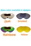 Can Change Ski Goggles Glassed Antifog Sun Snow Protective Glasses Smoked Snowboard Glasses Goggles - 6