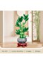 Lucky Bamboo Building Set 531 Pieces Decorative Building Toy Cobalt I Plant Model 2215 - 2