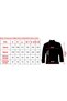 Chef Jacket Patterned Unisex Snap Fastener Long Sleeve Chef Cook Kitchen Jacket Ornamental Patterned - 5