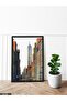 Skyscraper City One Piece Black Wooden Framed Painting - 2
