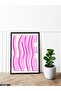Pink Love One Piece Black Wooden Framed Painting - 2