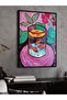 Matisse Golden Fish One Piece Black Wooden Framed Painting - 3