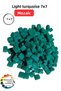 100 Grams Light Turquoise Color Mosaic Stone – 7X7 mm |   Mosaic Workshop Set |   Glass Mosaic