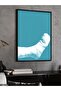 One Piece Black Wooden Framed Painting with Wrapped Cloth on the Foot - 3
