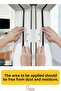 Door and Window Cold Insulation Tape Wick Self Adhesive Rubber Insulation Tape 2X10=20 Mt - 5