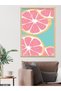 Pink Lemon One Piece Wooden Framed Painting