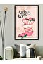 Tea Time One Piece Black Wooden Framed Painting