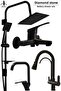 Purified Water Kitchen Sink Bathroom Shower Faucet Robot Shower Set Overhead Shower Head Faucets with Options