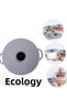 Silicone Heat Protector Pot and Pan Lid - Odor Proof 31 cm - Eucalyptus