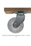 Office Armchair Cabinet Shelf 360 Degree Swivel 50 X 20 Table Wheel Transparent 50 mm (4 Pieces) - 4