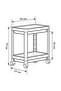 رف مطبخ ماجا ذو طبقتين باللون الأسود مع عجلات، رف حمام، رف تحت الحوض، حامل منظفات - 5