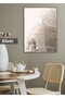 Amazing | Soft Color Mosque Religious Model | Framed Tempered Glass Table Single Vertical