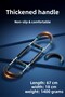 2X Power (25-50kg) Adjustable Dual Metal Spring Chest & Arm Full Body Exercise Machine Fitness Bar - 4