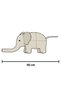 My Sleeping and Playmate - Jumbo 90 cm Plush Elephant – Baby and Children's Toy - 7