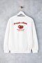 Ecru Strawberry Printed Regular Fit Large Size Sweatshirt with Fleece Inside Tbbaw26Ao00048 - 5