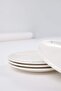 4'lü Sloganlı Porseelen Pasta Tabağı Seti 21cm TPHAW26TBK00022 - 4