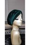Emerald Green Velvet Bonnet - 3