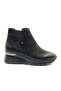 Ravven Genuine Leather Air-Flow Sole Orthopedic Women's Boots Black - 2