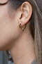 Heart Figure Gold Earrings - 5