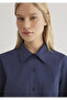 Navy Blue Shirt Loose Fit / Loose Relaxed Cut 1211047 -87518 - 6