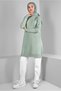 POMPON DETAILED THROAT KNIT TUNIC 43182 - 2